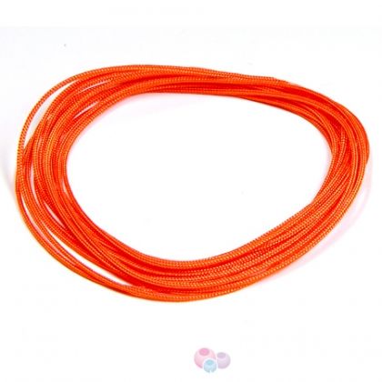 Професионален шнур за Шамбала, микромакраме и възли,Griffin, цвят портокал1мм (1м)