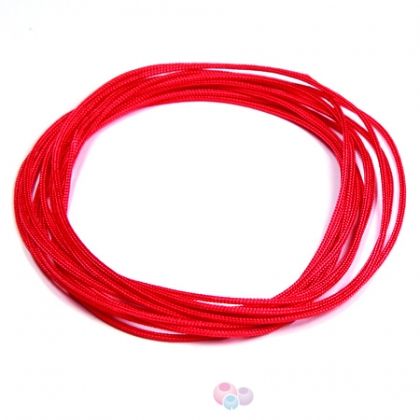 Професионален червен шнур за Шамбала, микромакраме и възли,Griffin, 1мм (1м)