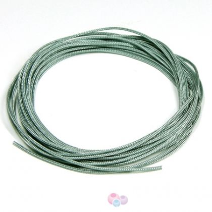 Професионален светло сив шнур за Шамбала, микромакраме и възли,Griffin, 1мм (1м)
