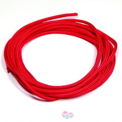 Професионален червен шнур за Шамбала, микромакраме и възли,Griffin, 2мм (1м)