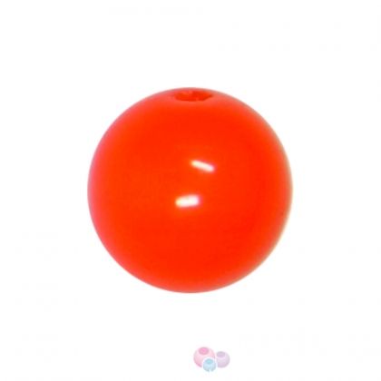 Чешки мъниста - кръгли, искрящо оранжево 6мм (25бр)