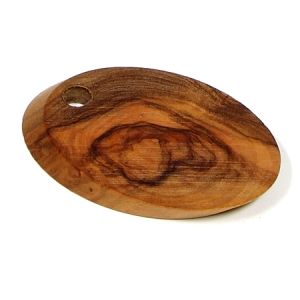 Овално дървено мънисто маслина, 56Х34мм ( 1бр.)