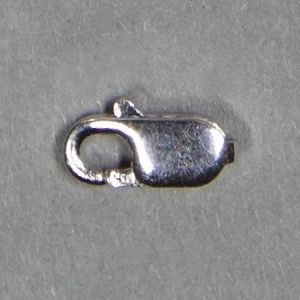 Сребърна закопчалка тип щипка  проба 925, 14х7мм (1бр)