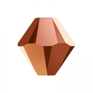 Сваровски ксилион розово злато Х2, 6мм (10бр)