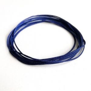 Професионален тъмно син шнур за Шамбала, микромакраме и възли,Griffin, 0.5мм (1м)