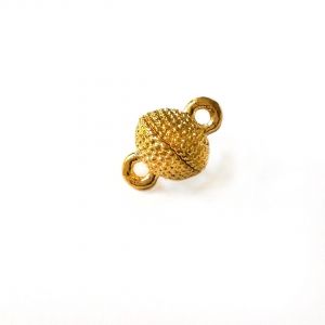 Магнитна закопчалка топка, цвят злато 9мм (1бр)