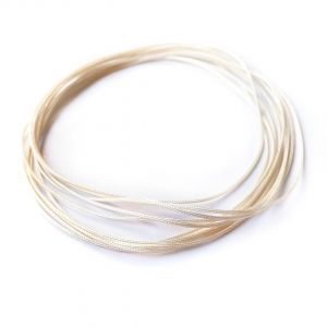 Професионален шнур за Шамбала, микромакраме и възли,Griffin, цвят крем 0.5мм (1м)