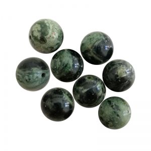 Полускъпоценни камъни - кръгло мънисто от камбаба яспис 10мм (8бр)