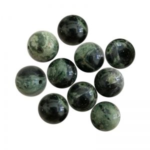 Полускъпоценни камъни - кръгло мънисто от камбаба яспис 8мм (10бр)