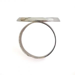 Посребрен пръстен с основа  20мм (1бр) 