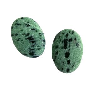 Полускъпоценни камъни - Кабошон от цоизит 25х18мм (1бр)