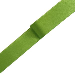 Сатена панделка, цвят зелен, 30mm (1м)