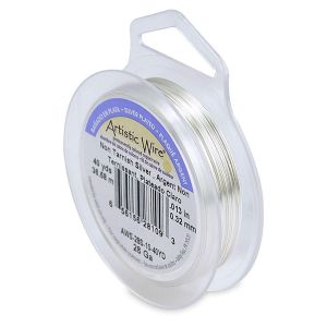 Посребрена гъвкава тел Artistic Wire 24G (1бр) 