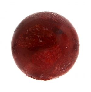 Полускъпоценни камъни - Кръгло мънисто от червен гъбест корал 12мм (6бр)