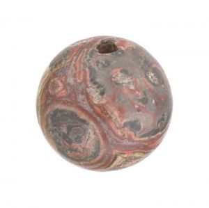 Полускъпоценни камъни - кръгло мънисто от леопардов яспис 8 мм (10бр) 