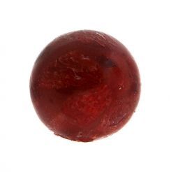 Полускъпоценни камъни - Кръгло мънисто от червен гъбест корал 6мм (12бр)