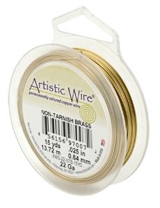 Златна гъвкава тел Artistic Wire 18G (1бр) 