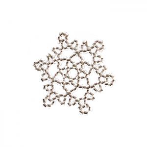 Сребърни халкички от Artistic Wire за Chain Maille 18G, 4.37мм (60бр) 