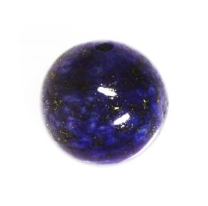 Полускъпоценни камъни - кръгло мънисто от лапис лазули 6мм (12бр)