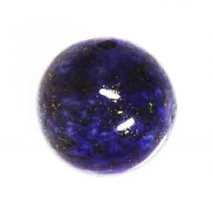Полускъпоценни камъни - кръгло мънисто от лапис лазули 8мм (10бр)