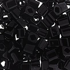 Тохо кубчета 3мм искрящо черно (10г)