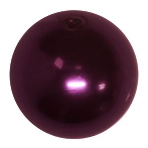 Мънисто ABS пурпурен металик 25мм (1бр) 