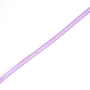 Обемен мрежест шнур - лила 4 мм (50см)