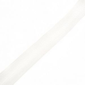Обемен мрежест шнур - бял 8 мм (50см)