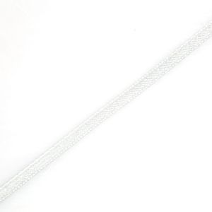 Сатена панделка - бяла, 3mm (1м)