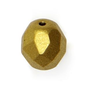 Чешки полиран кристал - фасетирано мънисто злато Aztec 6мм (24бр)