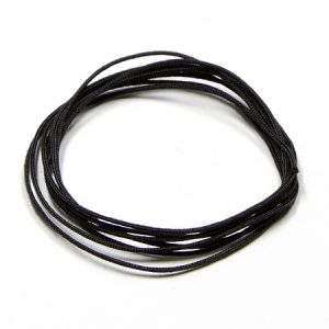 Професионален черен шнур за Шамбала, микромакраме и възли,Griffin, 0.5мм (1м)