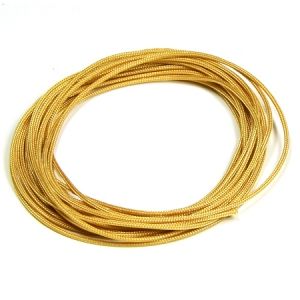 Професионален шнур за Шамбала, микромакраме и възли,Griffin,цвят кехлибар1мм (1м)
