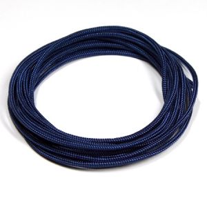 Професионален тъмно син шнур за Шамбала, микромакраме и възли,Griffin, 2мм (1м)