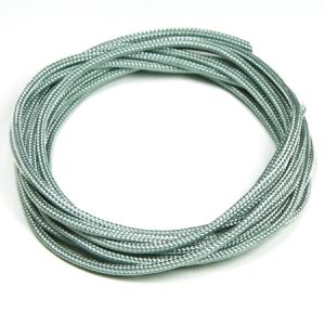 Професионален светло сив шнур за Шамбала, микромакраме и възли,Griffin, 2мм (1м)