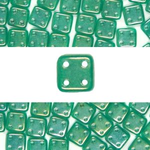 QuadraTile 6x6мм искрящо зелено с блясък (5гр)