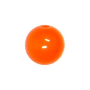 Чешки мъниста - кръгли, светло искрящо оранжево 4мм (30бр)