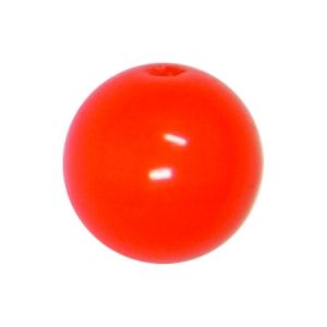Чешки мъниста - кръгли, искрящо оранжево 8мм (20бр)