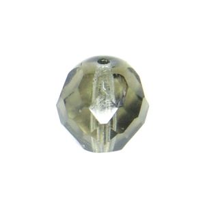 Чешки полиран кристал - фасетирано мънисто черен диамант 4мм (30бр)